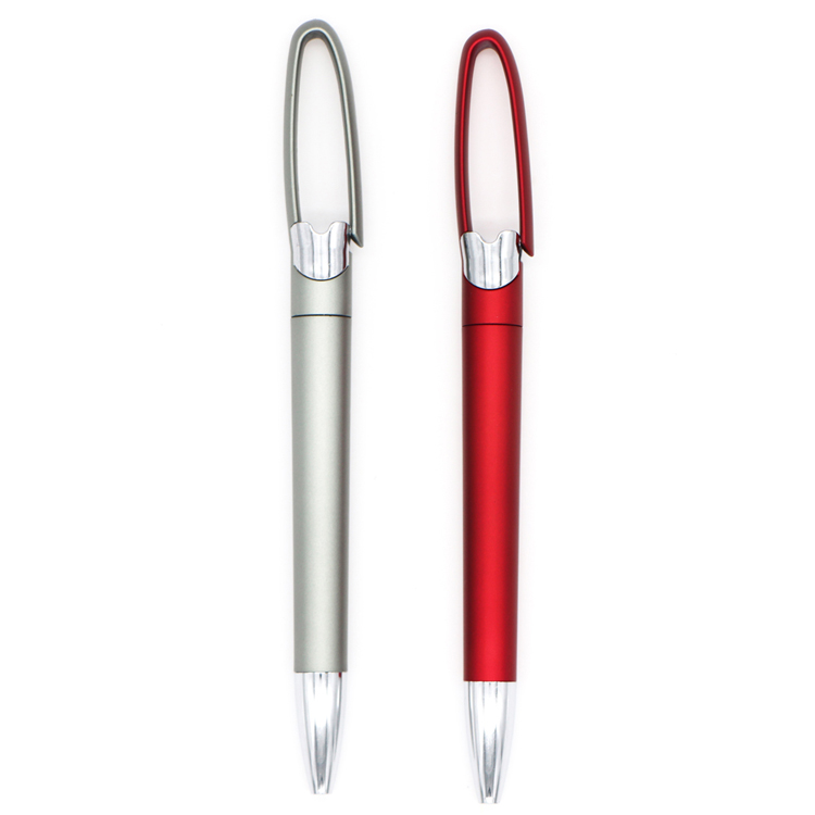 Carabiner Plastic Ballpoint Hook  Advertising Gift Pen